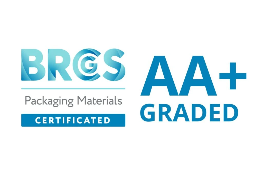 BRCGS AA+ Graded — Packaging Materials Certificated